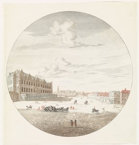 Vue du château de la ville de Berlin côté place - Jan van Call (I) (possibly)