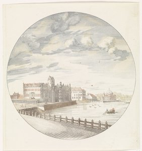 Vue du château de la ville de Berlin côté rivière