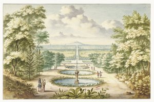 Amphithéâtre à Clèves, vu vers le nord - Jan van Call (I)