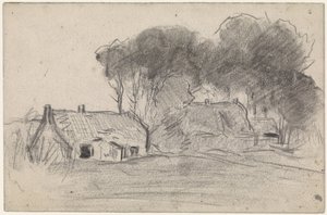 Fermes entre les arbres - Jan van Essen