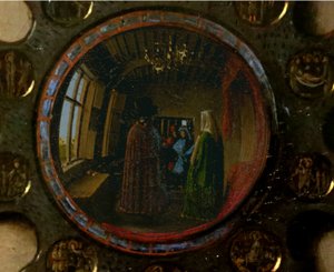 Détail du Portrait de Giovanni Arnolfini et de sa femme - Jan van Eyck