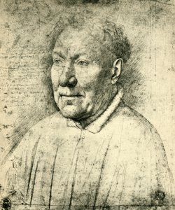 Portrait du cardinal Niccolò Albergati, vers 1430, 1943 - Jan van Eyck