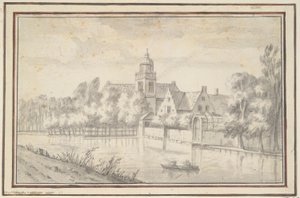 Vue du Château et de la Maison sur la Rivière