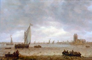 Estuaire de la Meuse, Dordrecht.