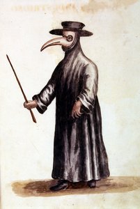 Vêtements de protection contre la peste au 18ème siècle - Jan van Grevenbroeck