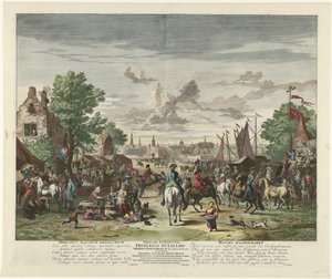 Marché aux chevaux, vers 1702