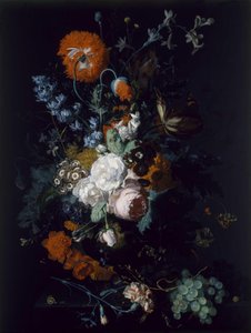 Nature morte de fleurs et de fruits - Jan van Huysum