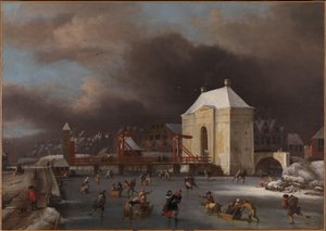 Vue de Heiligewegspoort à Amsterdam, vers 1660-80