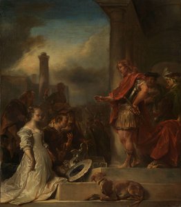 La Continence de Scipion - Jan van  Noordt