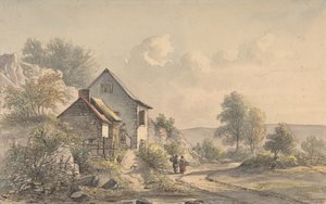 Scène de Village avec Personnages - Jan van Ravenswaay