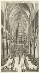 Service funèbre pour Philippe IV à Bruxelles, 1665 - Jan van Troyen
