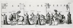 Armes de Castille et de Léon au cortège funèbre de l