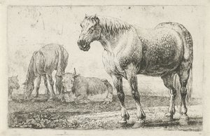 Chevaux et vaches