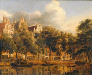 Le Herengracht à Amsterdam - Le Herengracht à Amsterdam, vers 1668/1674 ... - Jan van der (manner of) Heyden