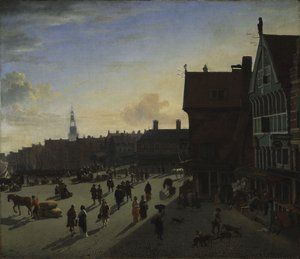 Le Dam et Damrak, Amsterdam