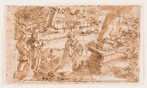 Le Sacrifice de Job, conception préliminaire pour "Spiritus Timoris Domini" (Le Don de la Crainte du Seigneur), planche 7 de la série d