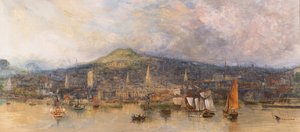 Dundee depuis la rivière - Jane Stewart Smith