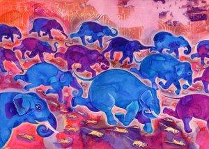 Éléphants - Jane Tattersfield