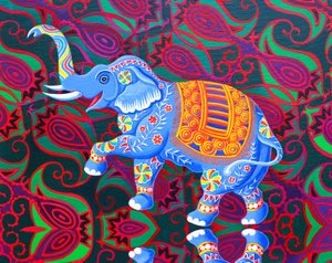 Éléphant indien - Jane Tattersfield