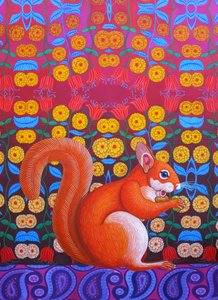 Écureuil rouge, 2014 - Jane Tattersfield
