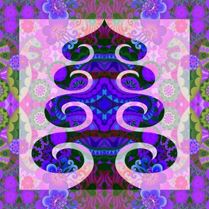 Arbre en violet, 2020