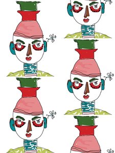 Visages en répétition, 2022