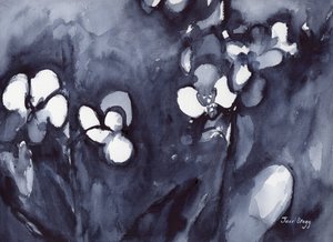 Orchidée en indigo, c.2017 - Janel Bragg