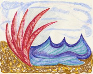 Vue sur la mer de Wormiston, 2003