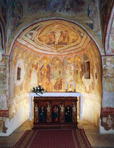 Église fortifiée de Hrastovlje, Église de la Trinité, Apôtres (1490), détail des fresques de Janez Iz Kastva, Slovénie - Janez Kastav