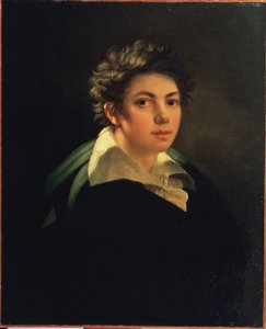 "Autoportrait" Peinture de Janos Rombauer (1782-1849) 1813 State A. Pushkin Museum of Fine Arts, Moscou
