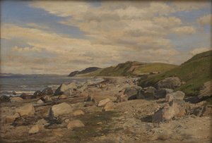 Partie de plage à Helgenæs - Janus La Cour