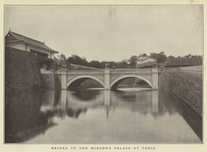 Pont vers le Palais du Mikado à Tokyo