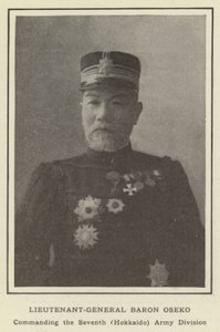 Lieutenant-général Baron Oseko, commandant la septième division de l