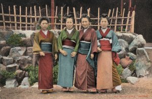 Filles de la maison de thé, Japon