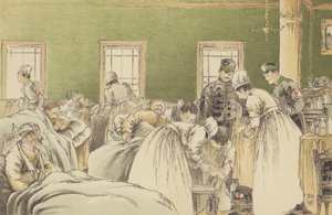 Soins aux blessés russes dans l