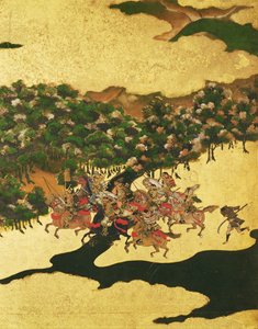 Bataille de Hogen en 1156, période Momoyama (1568-1615)