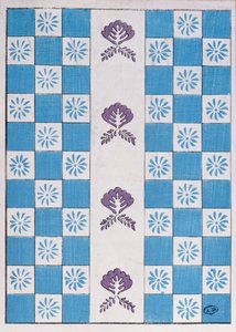 Motif de tissu, fin du XIXe siècle - Japanese School