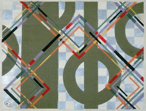 Motif de tissu, fin du XIXe siècle