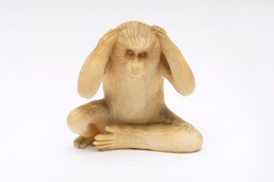 Ne Pas Entendre le Mal, un des Trois Singes Sages