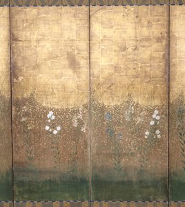 Lune dans la plaine de Musashi - Japanese School