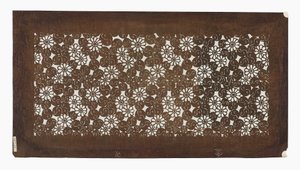 Pochoir en papier (katagami), fin 19e siècle - Japanese School