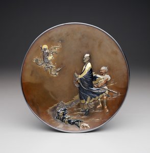 Plaque, période Meiji, vers 1870