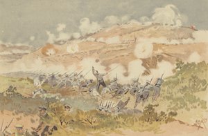Contre-attaque russe sur notre position à Chien-shan