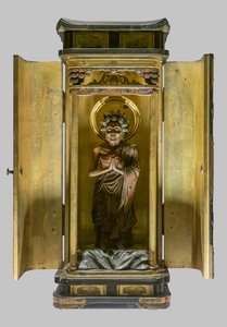 Shakyamuni sortant de la montagne (Shussan no Shaka). Japon, période Edo