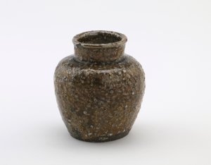 Petit pot à thé pour usage commercial, Shigaraki, préfecture de Shiga, ère Meiji