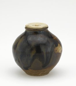 Boîte à thé, forme bunrin, période Edo - Japanese School