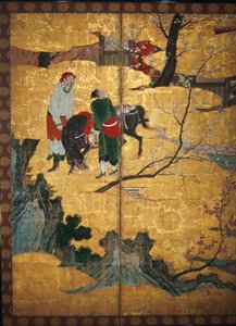 La visite de la cour des quatre sages du mont Shang ; Visite de Su Shi à la grotte du vent et de l