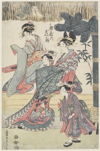 La Prostituée Hana?gi de la Maison ?giya, c.1796-97