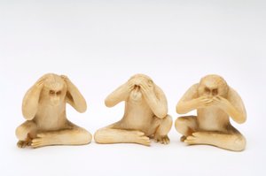 Les Trois Singes Sages - Japanese School