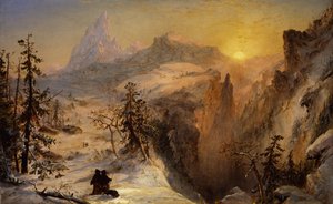 Hiver en Suisse, 1860